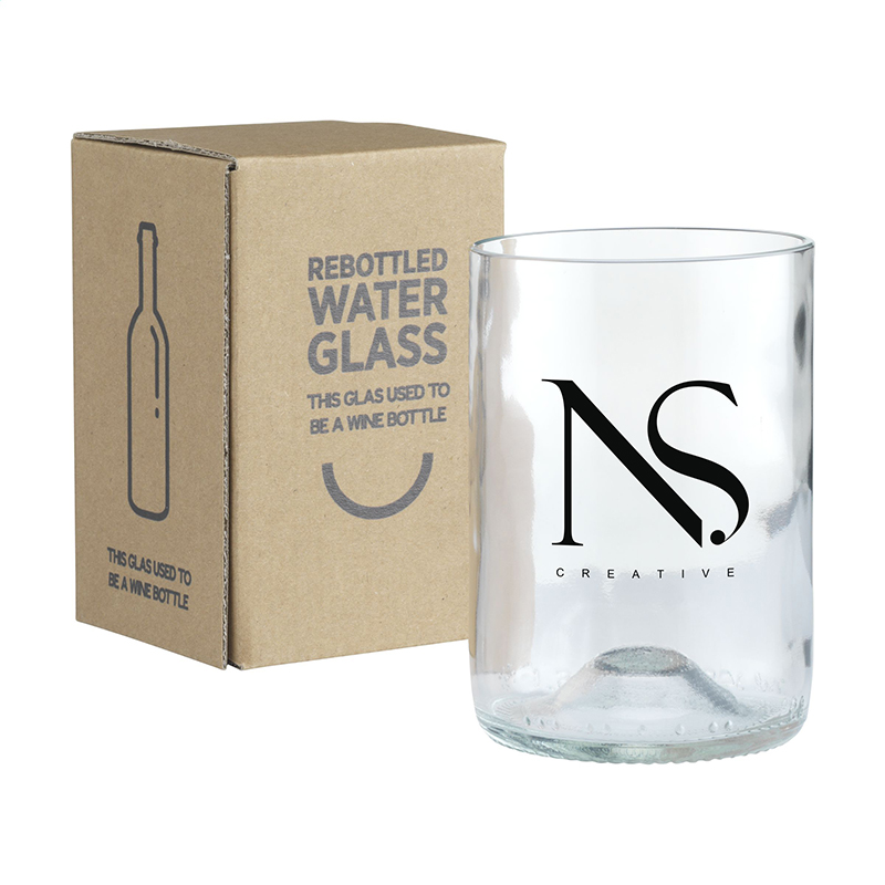 Rebottled glasses | Eco promotional gift